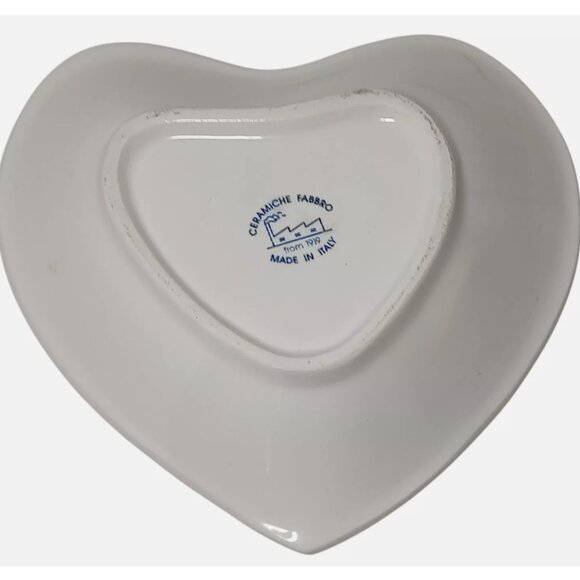 Ceramiche Fabbro Italian Christmas Candy Bowl Dish - Picture 2 of 3